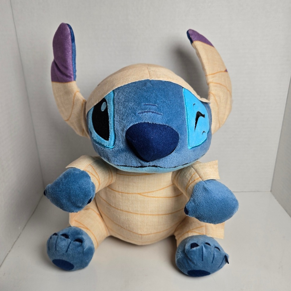 Disney Lilo & Stitch Halloween Mummy Plush Stuffed Animal Winking CVS Just Play